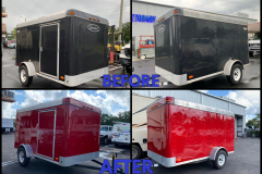 Custom Job Back to Red Trailer Myrtle Beach