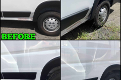 Van Panel Repair Before & After Myrtle Beach