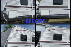 RV Repair Fabrication Before and After Myrtle Beach