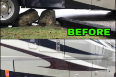 Szklany Motorhome Before and After Custom Repair Work Myrtle Beach, SC