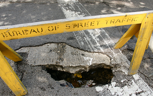 pothole